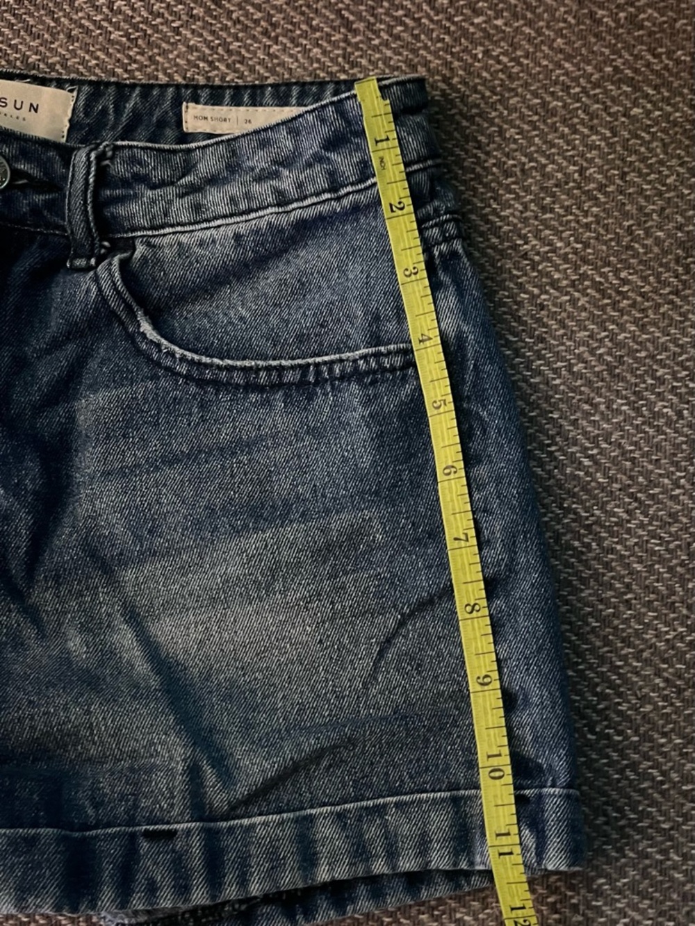 PacSun Women’s Relaxed Dark Blue Denim Jean Shorts